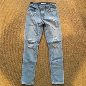 Levi’s high rise skinny jeans size 26